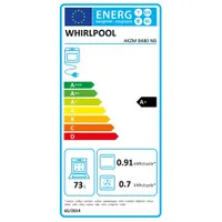 Whirlpool AKZM 8480 NB Beépíthető sütő pirolitikus 73 l 6. érzék cook3 ready2cook hőlégbefúvás aplus 2-szintes teleszkópos sín #3