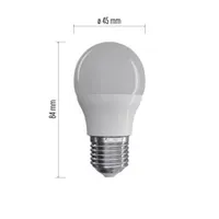 Emos ZQ1131 Mini Globe LED izzó E27 NW 8W 806 lm #5