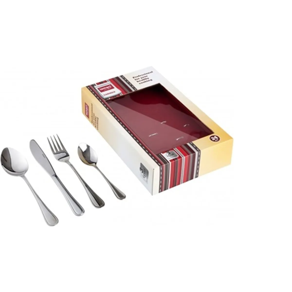 Lamart lt5001 Carmen étkészlet 24 db nemesacél mosogatógépben tisztítható #1