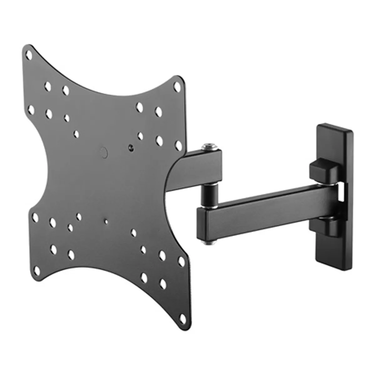 Stell SHO 4530 fali konzol kihúzható 23-42" teherbírás 15 kg dőlés 10° elforgatás 90° VESA 75x75 100x100 200x100 200x200 fekete #2
