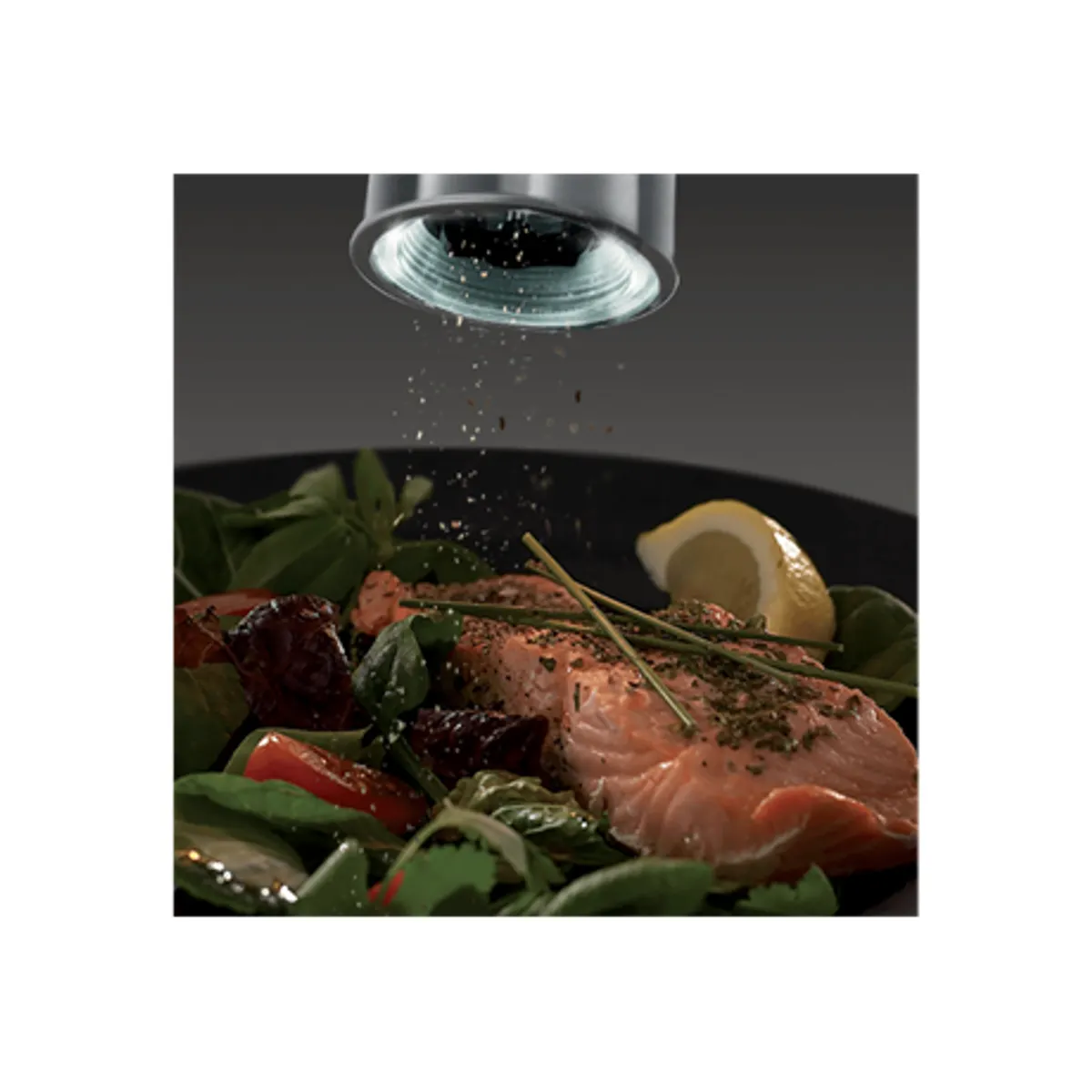 Russell Hobbs 23460-56 só- és borsőrlő készlet kerámia őrlőfej beépített fény állítható őrlésfinomság rozsdamentes acél készülékház #2
