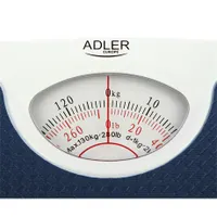 Adler AD8151B mechanikus személymérleg 130 kg 1000 g csúszásmentes felület kék #3