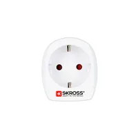 Skross SKR1500230E utazóadapter európa-UK kimeneti csatlakozó UK bemeneti feszültség 100-250 V max terhelés 13 A cserélhető biztosíték T13 A #2