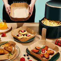 Bewello BW1020A Sütőpapír Airfryer 20x20 cm olajmentes 40 gsm 50 db hőálló 220C #4