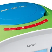 Lenco SCD-70 hordozható cd-s rádiómagnó dab rádióval usb lejátszás mp3 wma támogatás lcd kijelző 2 hangszóró 2 w rms #5