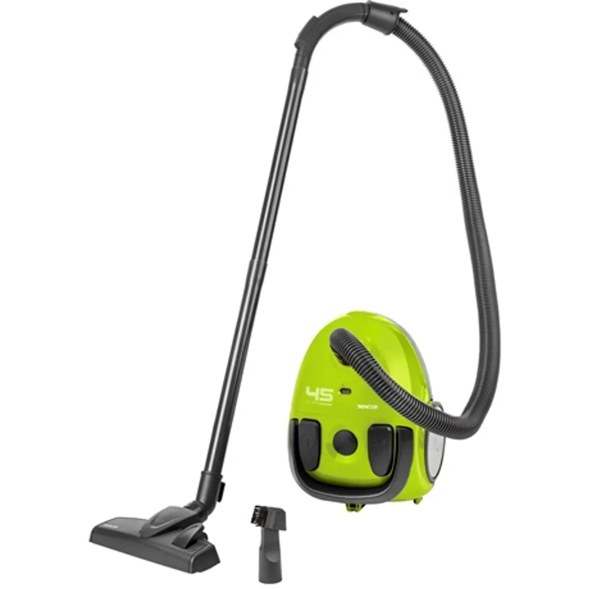 Sencor SVC45GREUE3 Porszívó porzsákos 850W 7,5 m hatótáv 5 m kábel 1,5 l tasak 5 fokozatú szűrőrendszer #1
