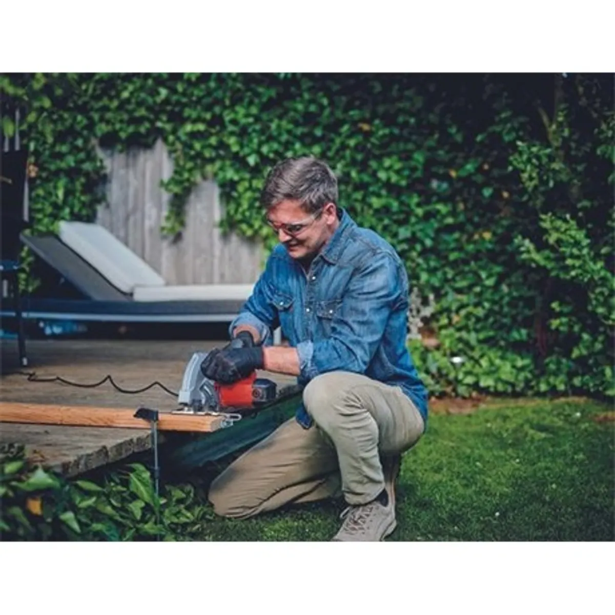 Einhell TC-CS 1410 Körfűrész 190x30 mm 24 fog 1410 W 5500 min-1 30 mm tengelyfurat porelszívó-csatlakozó #3