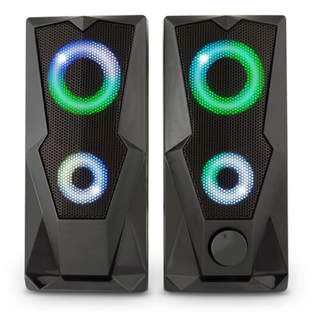 Yenkee YSP 2003RGB Hangfal 2.0 RGB USB 5V 1A 2x 2.5in hangszóró 4ohm 160Hz-20kHz 6W RMS #2