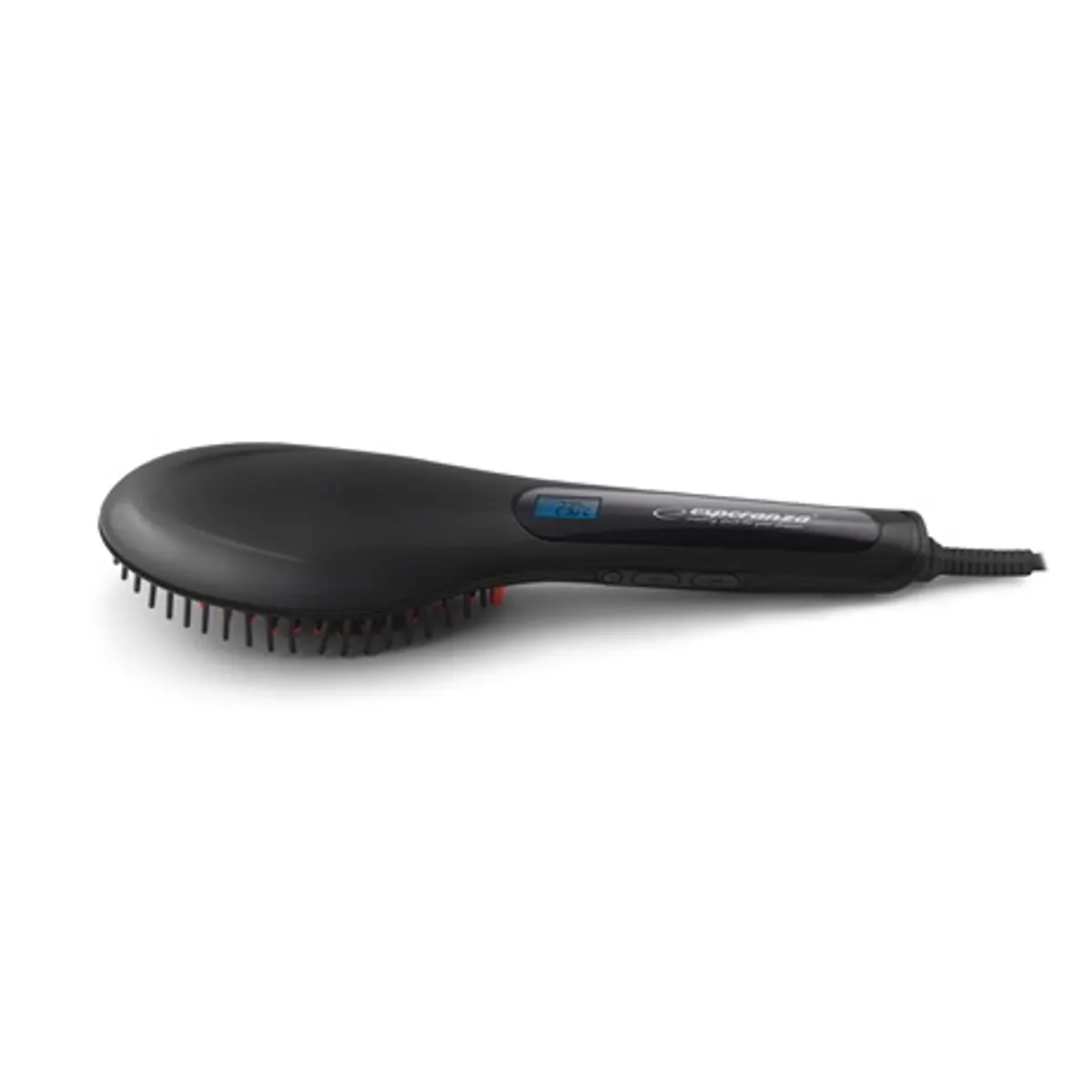 Esperanza EBP006 Kelly hajkiegyenesítő kefe kerámia bevonatú lapok és sörték LCD kijelző 230 C 50 W #1