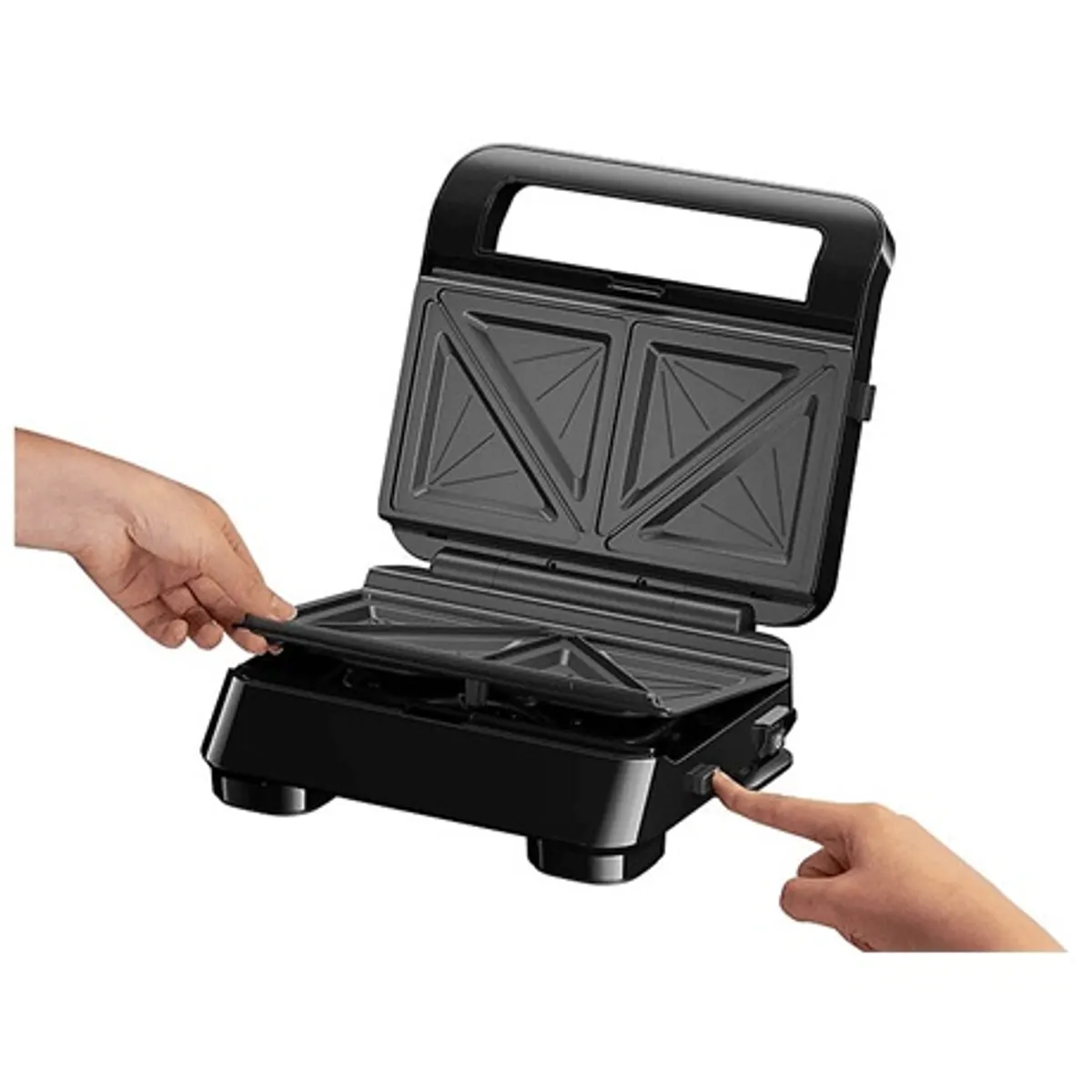 Braun SM5005 SnackMaker5 szendvicssütő 800W kivehető lapok tapadásmentes bevonat mosogatógépben mosható #2