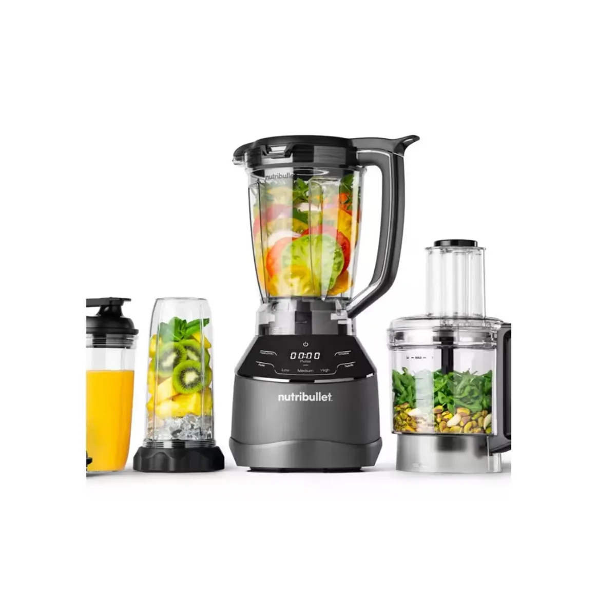 Nutribullet NBF580B turmixgép 1,8 L kancsó 1,6 L aprítógép 1500 W érintőképernyős vezérlés #1