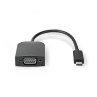 Nedis CCGP64852BK02 USB-C to VGA adapter kábel 0.20 m fekete 1920x1200@60Hz #2