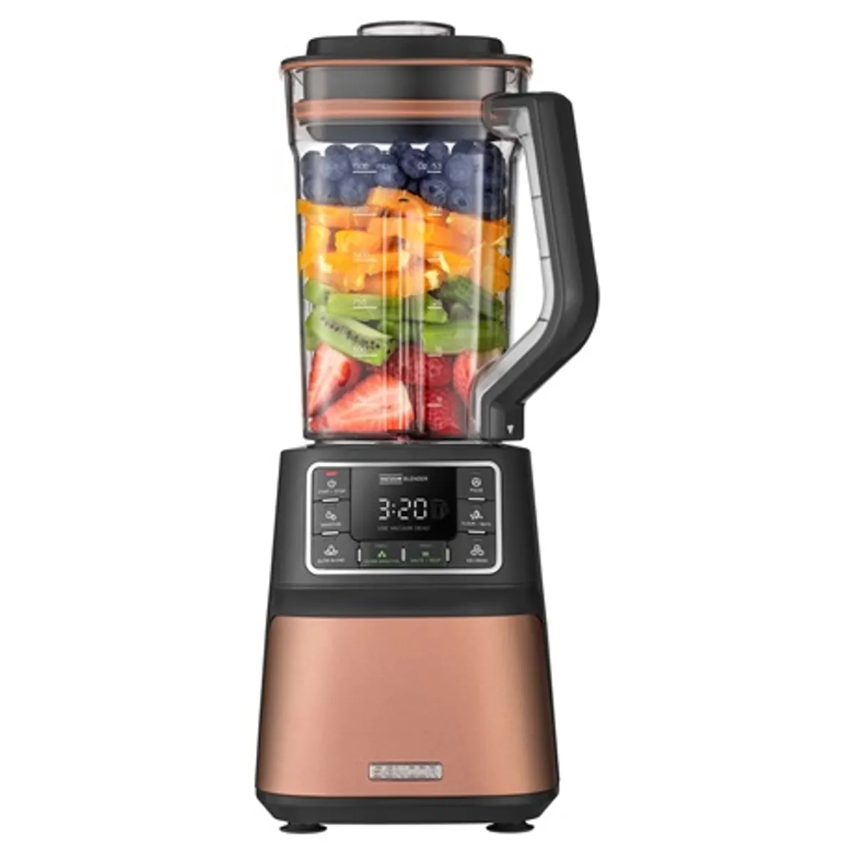 Sencor SBU 7676GD TURMIXGÉP vákuumos mixelés 1500 W 28 000 rpm 1,5 L mixelő edény 0,7 L tároló edény 8 kés titán bevonattal #3