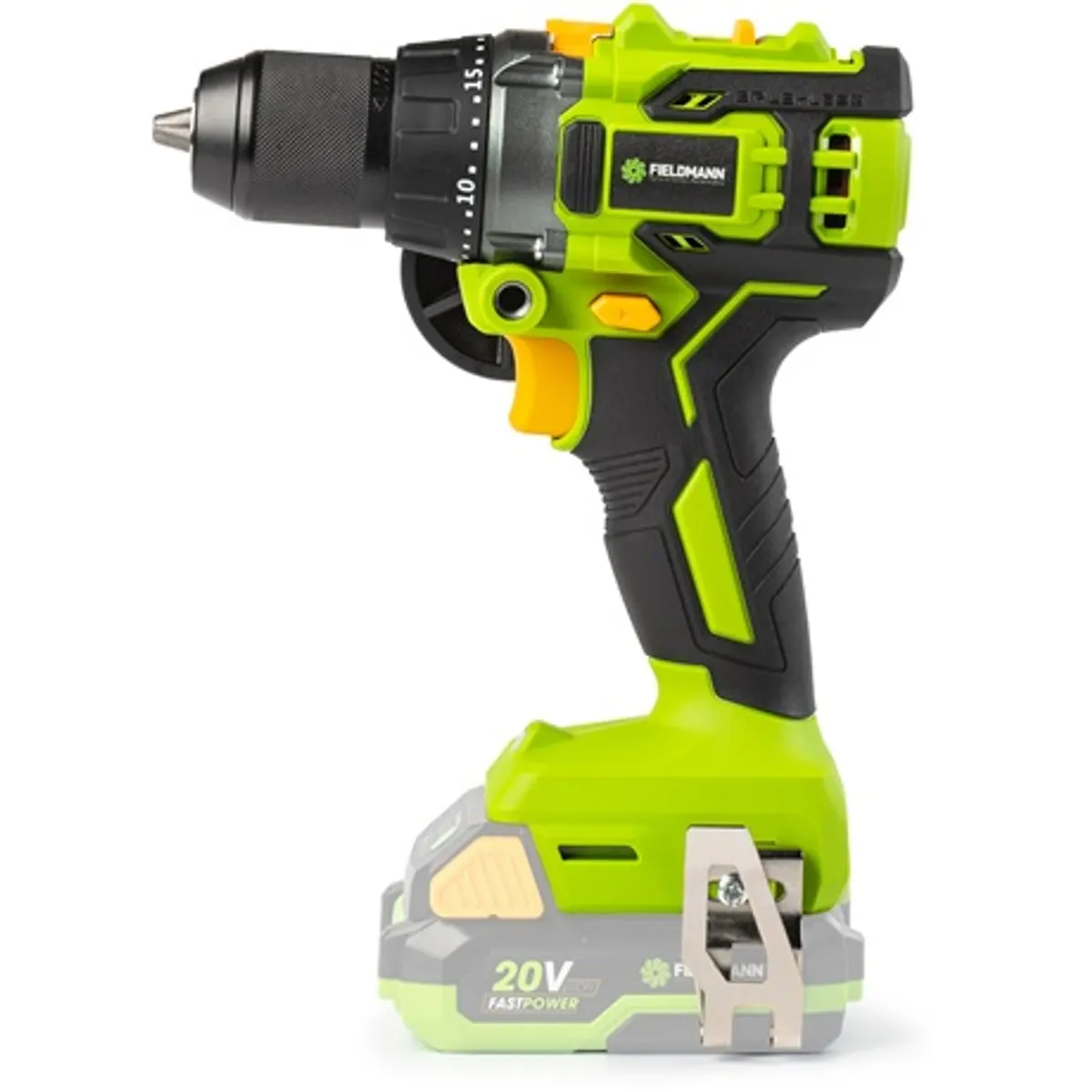 Fieldmann FDUV 70215-0 Fúró-csavarozó 20V Li-Ion 2Ah kulcs nélküli tokmány led 13mm nyomaték 60 Nm 18+3 pozíció #5