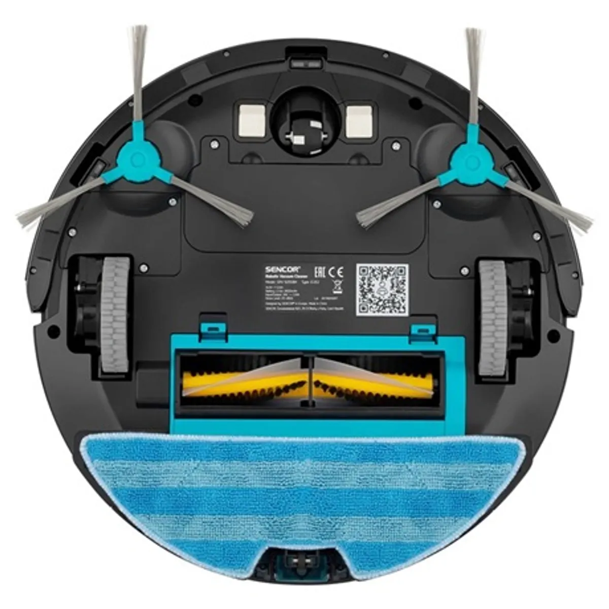 Sencor SRV9250BK robotporszívó wifi időzítés mop funkció navigáció VSLAM 475 ml portartály #3