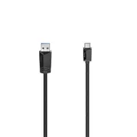 Hama 00200653 USB-C USB-A kábel 3 m USB 3.2 Gen1 3 A fekete #1