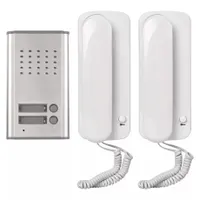 Emos H1086 kaputelefon 2 lakásos audio 2 fülhallgató 2 zár és kapunyitó vezérlése #1