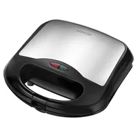 Sencor SSM 4420SS szendvicssütő 700 W tapadásmentes felület LED jelzőfények hideg érintésű felület függőleges tárolás panini és bagett sütésére #1