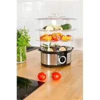Eta 013490000 Steampot ételpároló 3 év garancia fűtőtestre 12,25 l 1,5 l rizs főző tál tojás főző tartozék 75 perc időzítő 1000 W #7