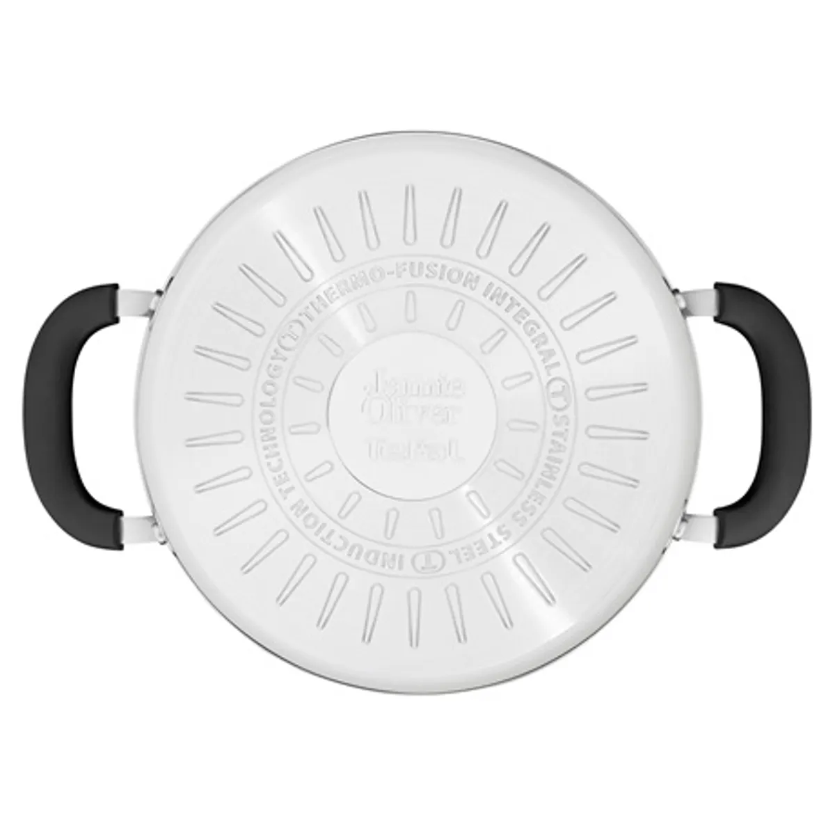 Tefal E3184455 Jamie Oliver lábas 20 cm 2,5 L rozsdamentes acél szilikon fogantyúval indukciós kompatibilis fedél üvegből készült #3