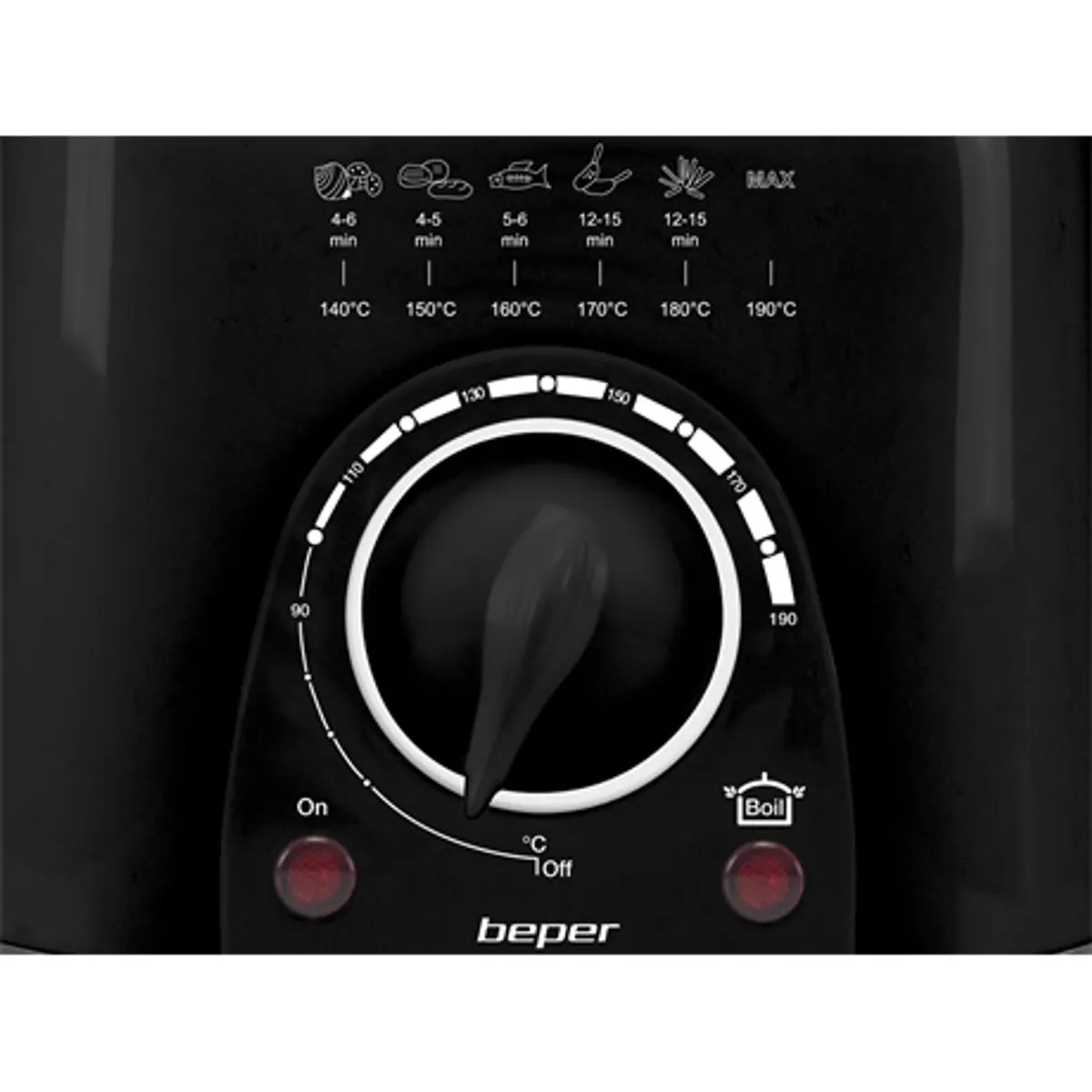 Beper P101FRI100 olajsütő 1 liter 950 W kivehető kosár 190 fok #4