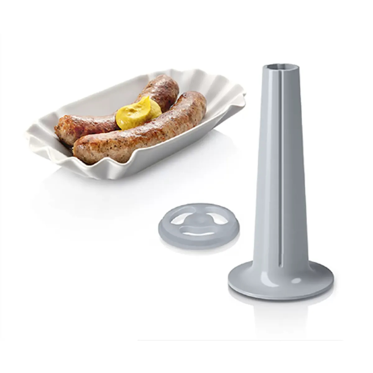 Bosch MFW67440 húsdaráló ProPower 2000 W 3,5 kg per perc tárcsa 3 4,8 8 kolbásztöltő kebbe készítő reszelő korong króm fekete #4