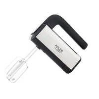 Adler AD4225 kézimixer rozsdamentes acél, 800W, 3 funkció, 5 sebesség, turbo, kivehető rozsdamentes mixer és dagasztó szárak, LED kontrolllámpa, 96 cm #1