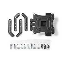 Nedis TVWM1530BK fali TV-tartó 23-55" forgatható 180 fok dönthető 20 fok VESA 100x100 200x100 200x200 300x300 400x200 400x400 30 kg fekete #4