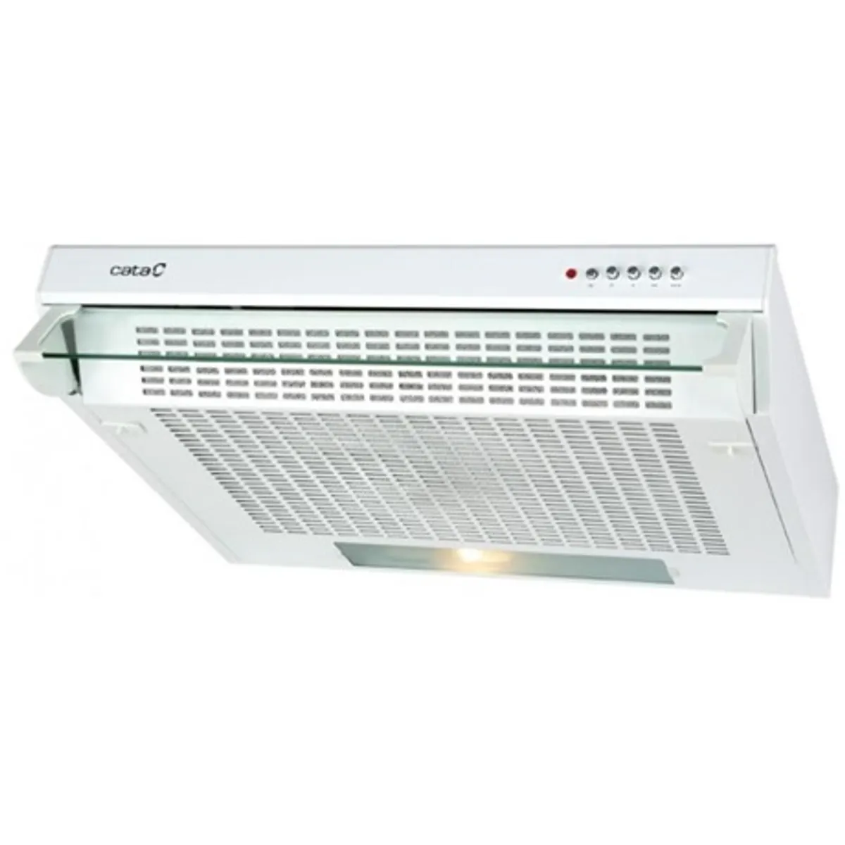 Cata F-2050 WH/L páraelszívó 50 cm 125 mm nyomógomb fehér energiaosztály: C zaj: 56-68 dB mosható fém zsírszűrő garancia 3 év #1