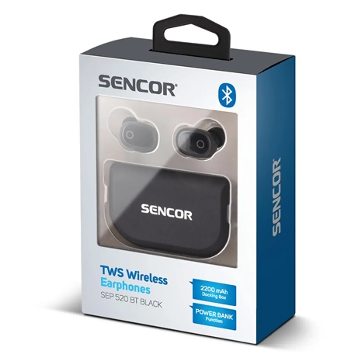 Sencor SEP 520BT BK TWS Fülhallgató Bluetooth 5 20 Hz-20 kHz 32 ohm #3