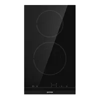 Gorenje ECT322BCSC főzőlap beépíthető kerámia domino 2 zónás elől 12 18 cm 0.7 1.7 kW hátul 14.5 cm 1.2 kW StopGo StayWarm gyerekzár érintőpanel 99 perc