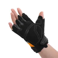 Handy 11144L nyitott ujjas munkavédelmi kesztyű habosított tenyérrel L méret #1