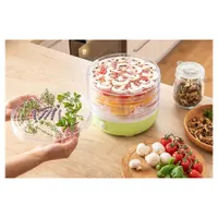Sencor SFD 757GG Aszaló 5 szárító tálca, 23 cm, 250 W, beépített ventilátor, átlátszó borítás #10