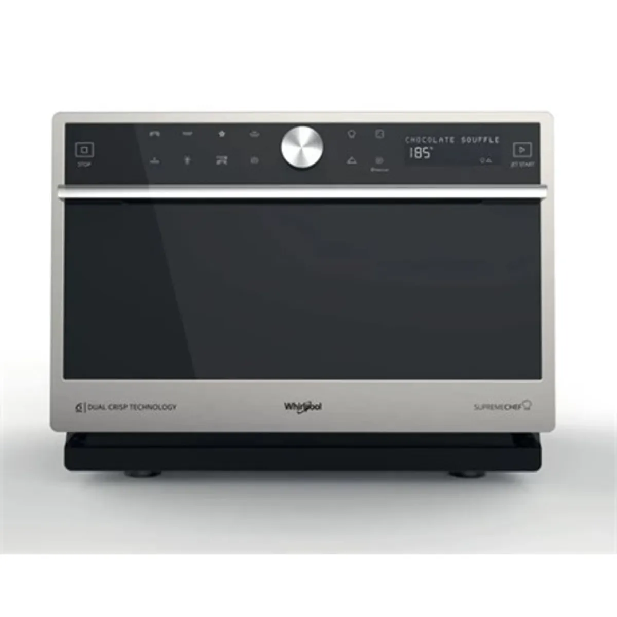 Whirlpool MWSC 9133 SX Mikrohullámú sütő CrispFry Gőz 6TH SENSE 33 L #1