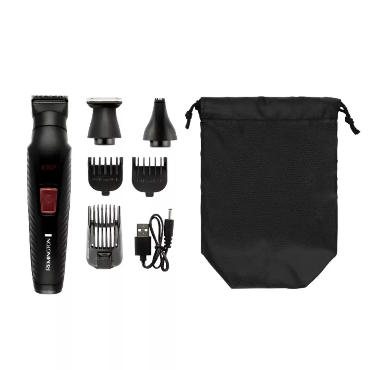 Remington PG2120 G12 Graphite 12 az 1-ben multifunkciós trimmelő 6 tartozék 40 perc használat USB töltés #1