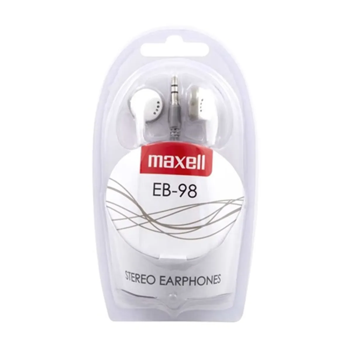Maxell EB-98WH Fülhallgató 3,5 mm jack 1,2 m kábel fehér impedancia 32 ohm frekvencia 20Hz-23kHz érzékenység 95 dB #2