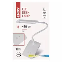 Emos Z7599W Eddy led asztali lámpa fehér 6W 360 lm dimmelhető 12V 0,36A IP20 #3