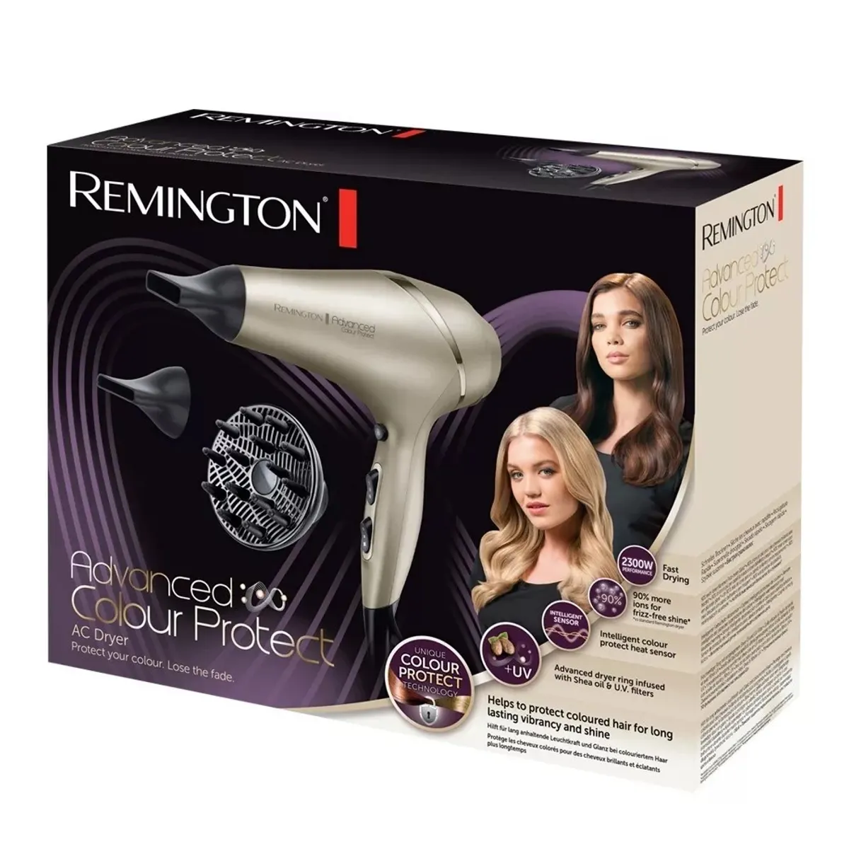 Remington AC8605 Advanced Colour Protect hajszárító 2300 W AC motor, ionos kondicionálás, 3 hőfok 2 sebesség, Cool Shot, diffúzor #3