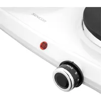 Sencor SCP 2271WH-EUE4 dupla elektromos főzőlap 2 főzőzónás 18 cm és 15 cm 2500 W LED jelzőfény fedél #6
