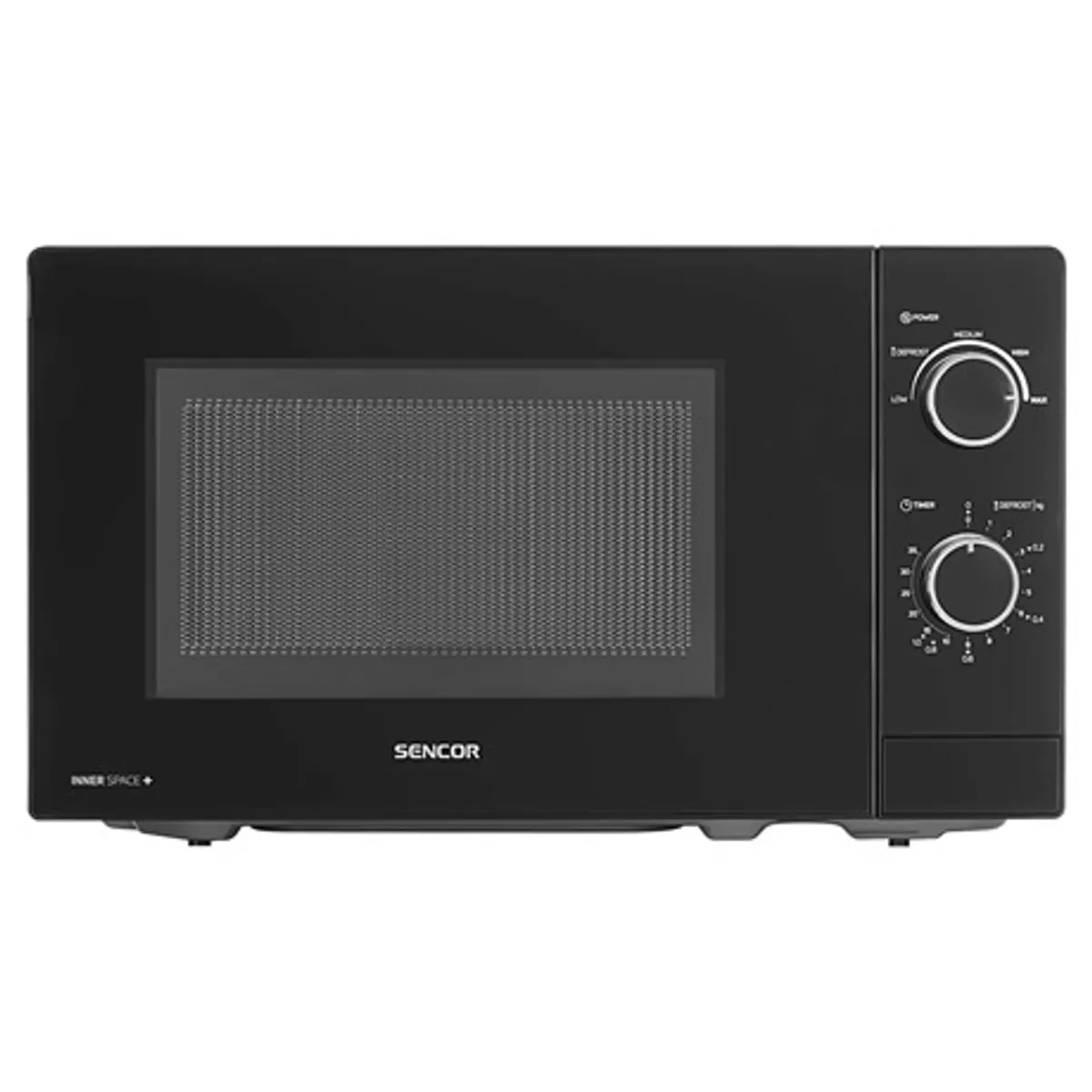 Sencor SMW 1719BK Mikrohullámú sütő, 20L, 700W, 25,5 cm forgótányér, bal oldali ajtónyitás #1