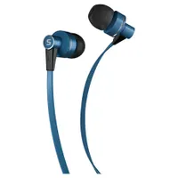 Sencor SEP300BL SEP 300 kék fülhallgató 10 mm meghajtó 32 ohm 20 Hz-20 kHz 1,2 m kábel beépített mikrofon távirányító 3,5 mm jack