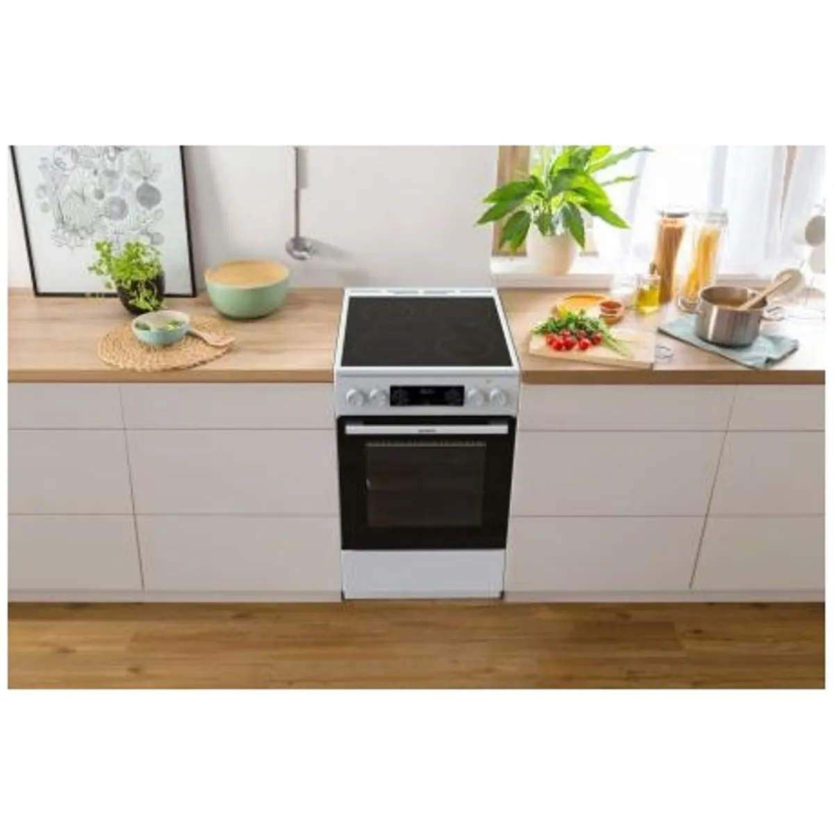 Gorenje GEC5C42WG kerámialapos tűzhely pizza funkció FrozenBake AquaClean MultiAir 77 l #3