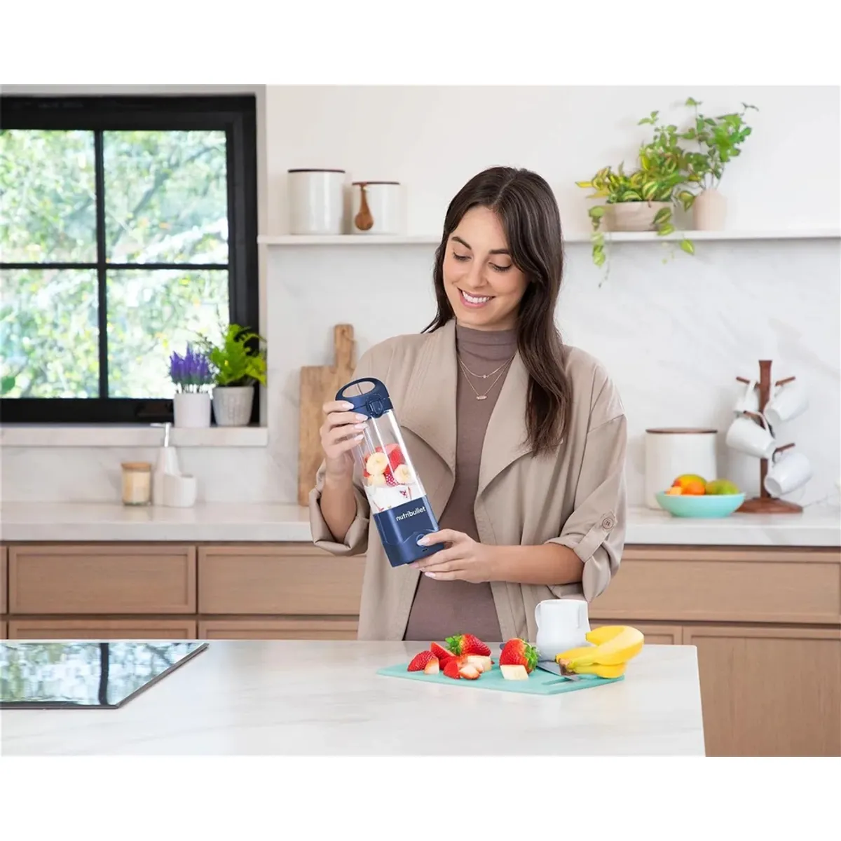 Nutribullet NBP003NBL Turmixgép 2 sebességfokozat Tritán edény 0,48 l jég aprítás pulzáló tömörítő #5