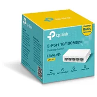 TP-Link LS1005 LiteWave 5-portos asztali switch, 10-100 Mbps, Auto-Negotiation, Auto-MDI-MDIX, zöld Ethernet #4