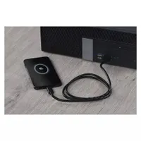 Emos SM7021BL USB-A USB-C töltő- és adatkábel 1 m fekete #5