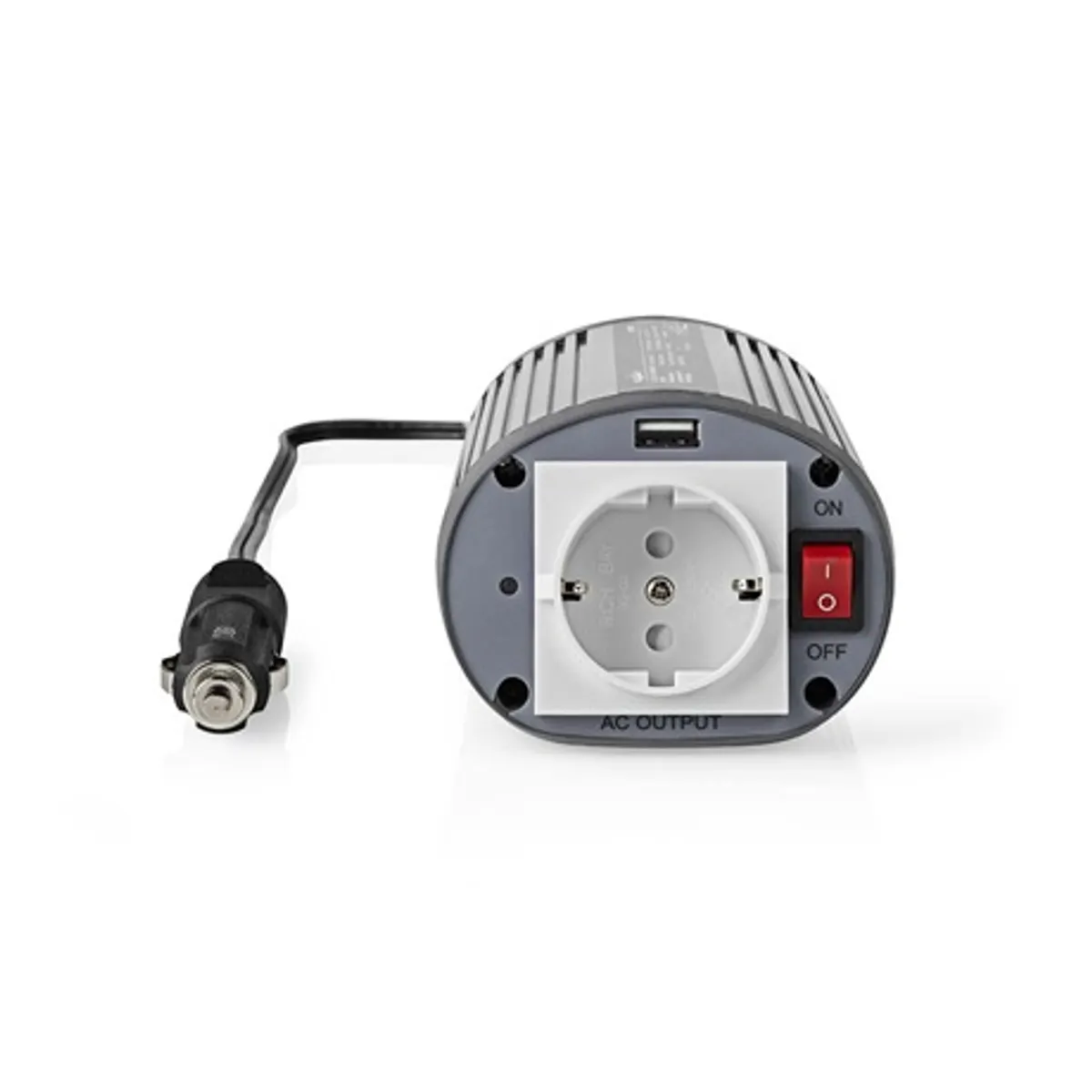 Nedis PIMS15012 tápinverter 12V-230V 150W 1x Schuko 1x USB port módosított szinuszhullám lágyindítás #1