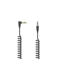 Hama 00205114 FIC 3,5mm jack összekötőkábel 1,5m 90fokos spirál #1