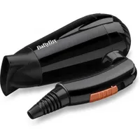 BaByliss 5344E hajszárító utazó 2000W 2 fokozat 2 hőfok behajtható markolat 1,8 m kábel fekete 125V 240V #2