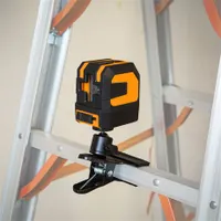 Handy 10051 Keresztvonalas szintezőlézer IP54 2 lézerek 10 m automatikus szintezés 3° beépített állvány-menet hordtáska #6