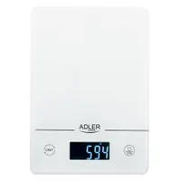 Adler AD3170 mérleg kapacitás 15 kg, pontosság 1 g, lb:oz, ml, LCD, tare, automatikus kikapcsolás #1
